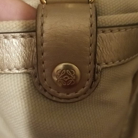 COPY - Loewe Large Canvas & Leather Tote "Authentic" - Picture 8 of 11